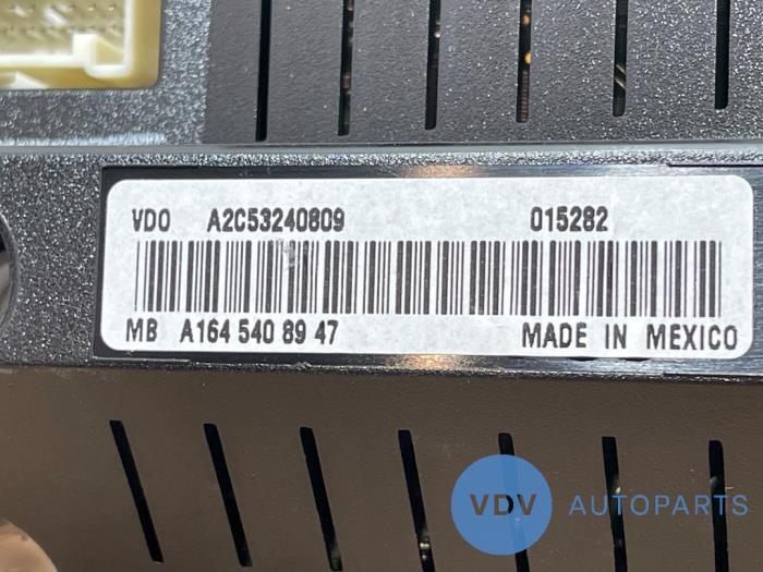 Odometer KM Mercedes ML-Klasse