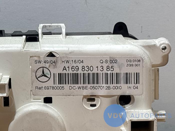 Panneau de commandes chauffage Mercedes B-Klasse