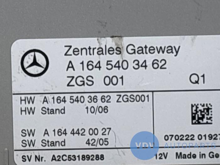 Módulo Gateway Mercedes ML-Klasse