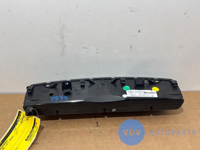 Panneau de commandes chauffage Mercedes E-Klasse