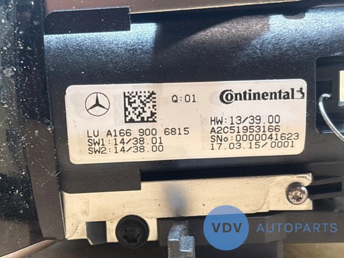 Commande ordinateur de bord Mercedes GLE