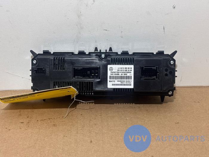 Panneau de commandes chauffage Mercedes E-Klasse