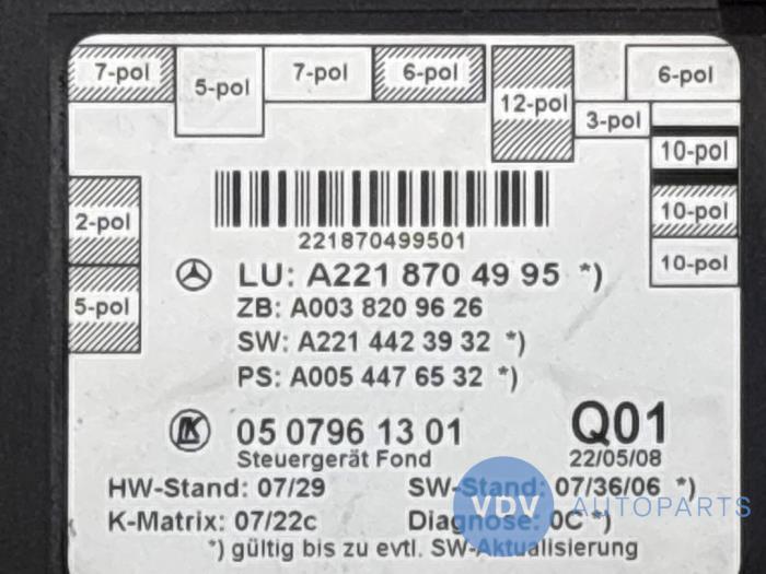 Zentralverriegelung Modul Mercedes S-Klasse