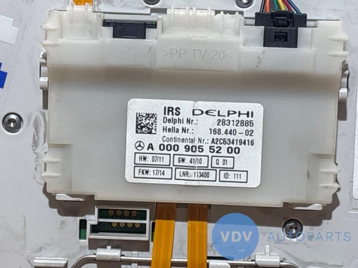 Eclairage intérieur avant Mercedes CLS-Klasse