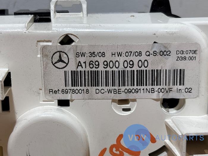 Panneau de commandes chauffage Mercedes A-Klasse