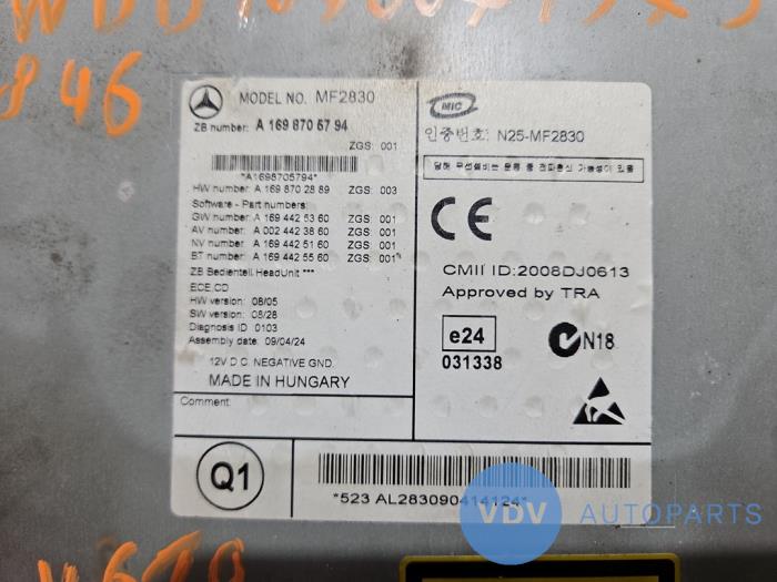 Radio Mercedes A-Klasse