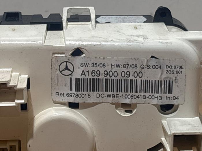 Panel sterowania nagrzewnicy Mercedes B-Klasse
