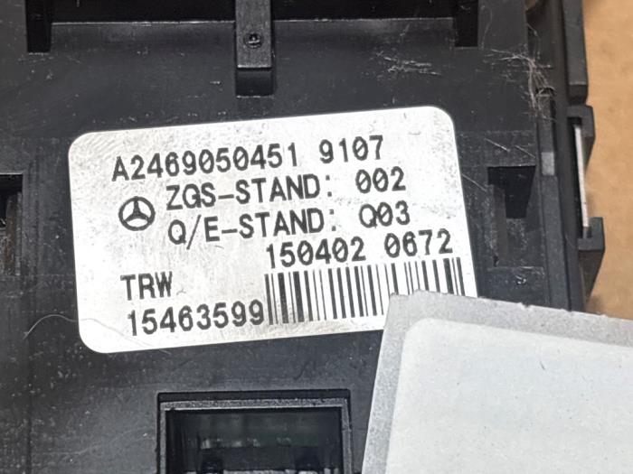 Parking brake mechanism Mercedes A-Klasse