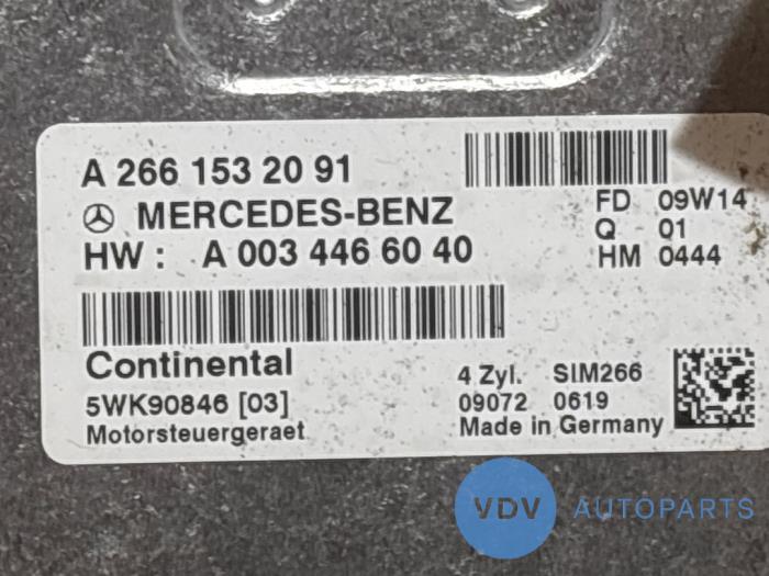 Engine management computer Mercedes A-Klasse