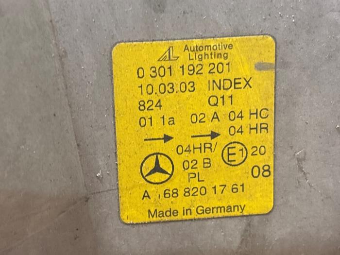 Headlight, left Mercedes A-Klasse