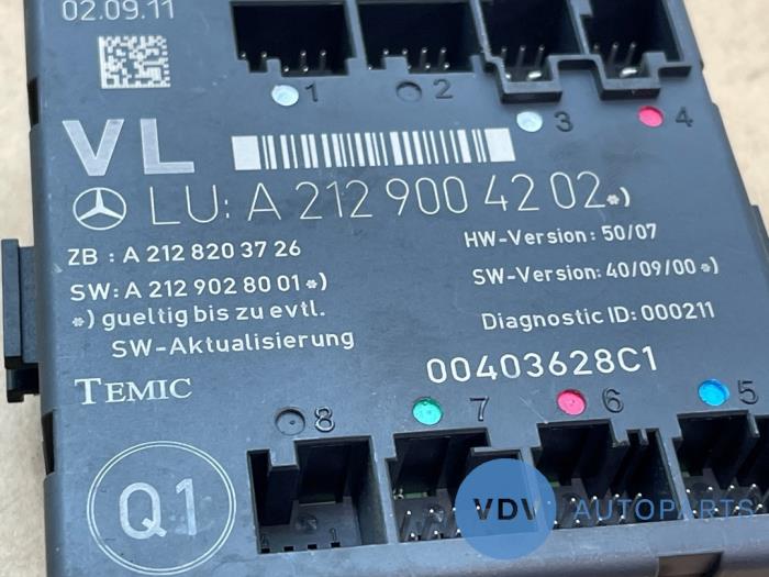 Module verrouillage central des portes Mercedes E-Klasse