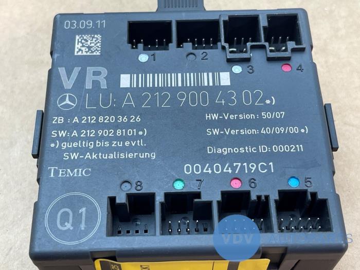 Module verrouillage central des portes Mercedes E-Klasse