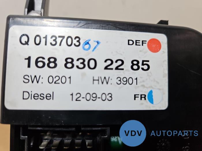 Panneau de commandes chauffage Mercedes A-Klasse