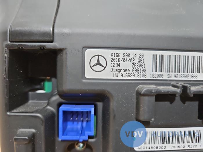Navigation display Mercedes CLA
