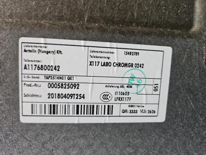 Boot mat Mercedes CLA