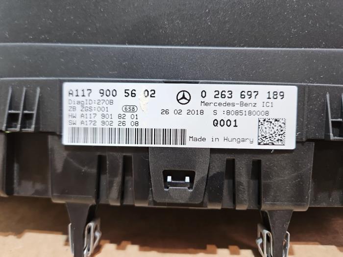 Kilometerteller KM Mercedes CLA