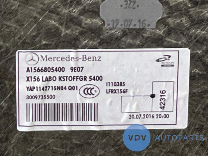 Boot mat Mercedes GLA