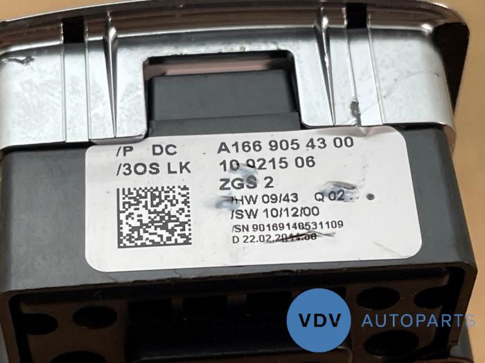 Interruptor combinado de ventanillas Mercedes B-Klasse