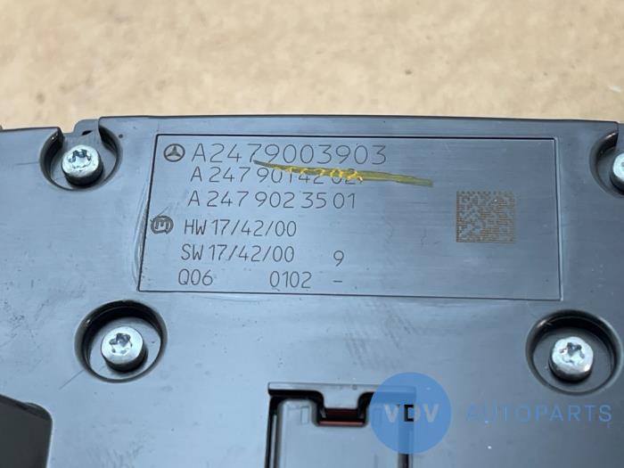 Commande ordinateur de bord Mercedes CLA