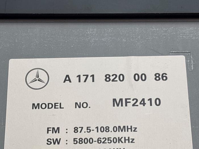 Radio Mercedes SLK
