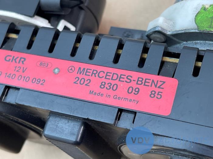 Panneau de commandes chauffage Mercedes C-Klasse