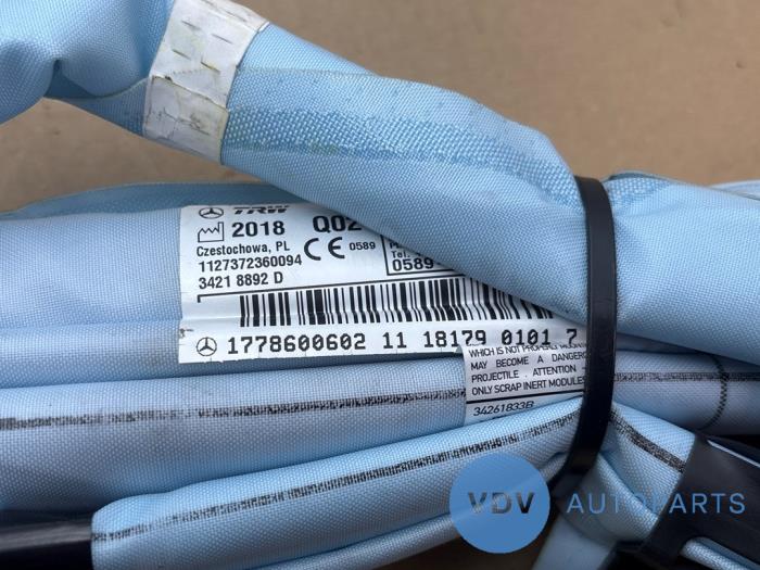 Airbag hemel rechts Mercedes A-Klasse