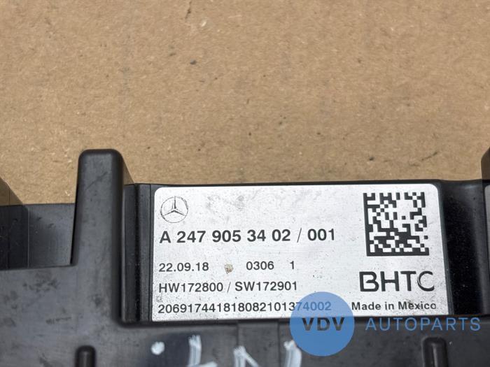 Panneau de commandes chauffage Mercedes A-Klasse