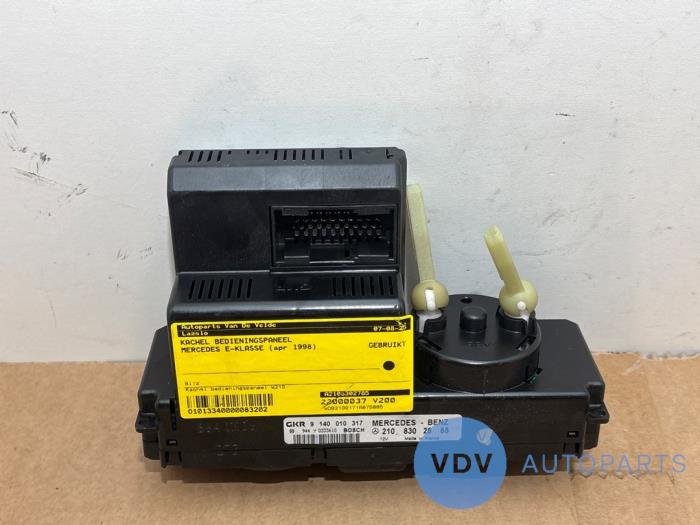 Panneau de commandes chauffage Mercedes E-Klasse