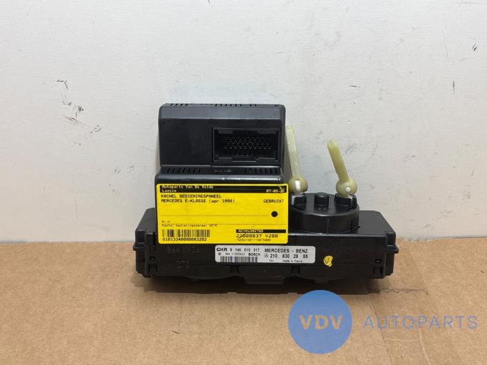 Heater control panel Mercedes E-Klasse