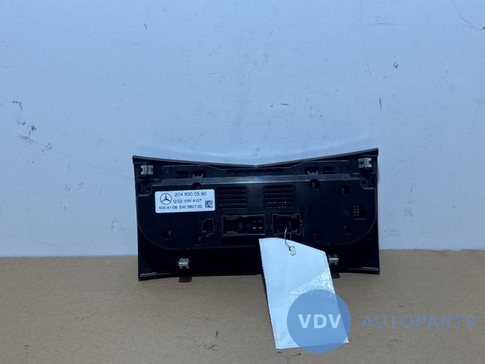 Panneau de commandes chauffage Mercedes C-Klasse