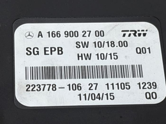 Parking assist computer Mercedes SLK