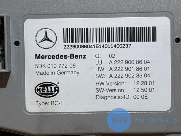 Module confort Mercedes S-Klasse