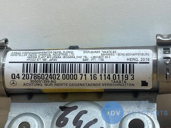 Airbag hemel rechts Mercedes E-Klasse