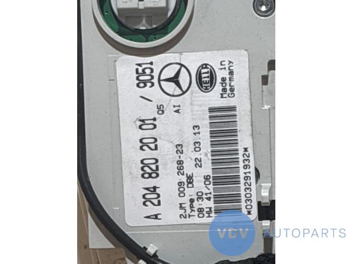 Oswietlenie wewnetrzne przód Mercedes GLK-Klasse