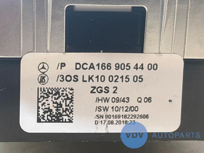 Multi-functional window switch Mercedes B-Klasse