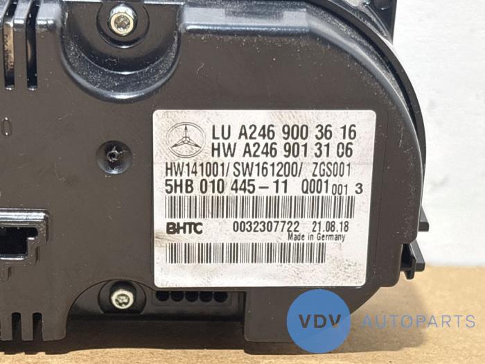Panneau de commandes chauffage Mercedes B-Klasse