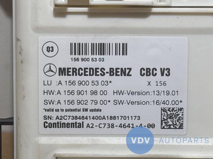 Módulo de confort Mercedes B-Klasse