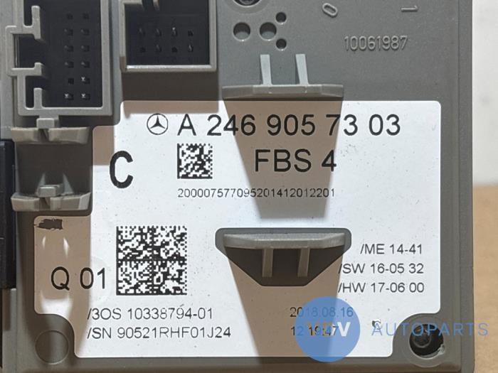 Kontaktslot+Sleutel Mercedes B-Klasse