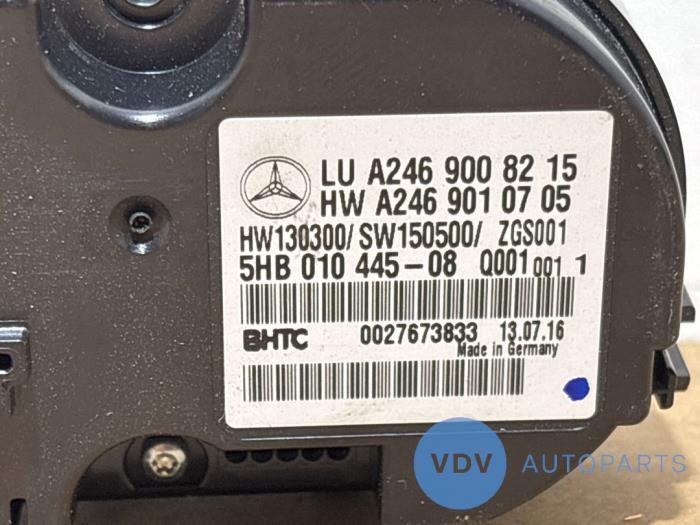 Panneau de commandes chauffage Mercedes B-Klasse