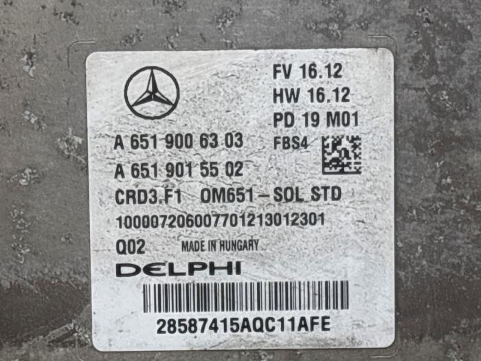 Cerradura de contacto y ordenador Mercedes CLA