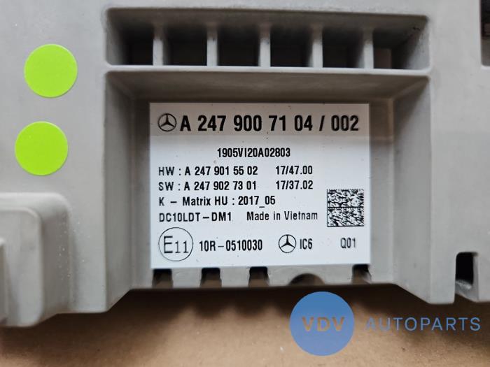 Affichage navigation Mercedes A-Klasse