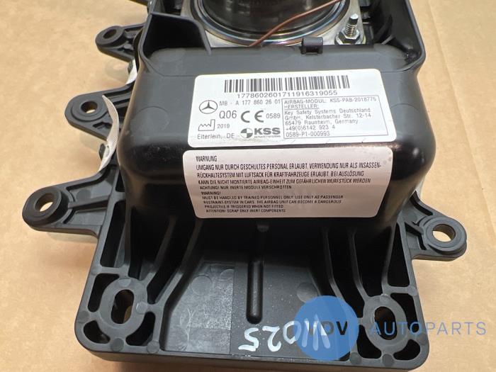Airbag droite (tableau de bord) Mercedes A-Klasse