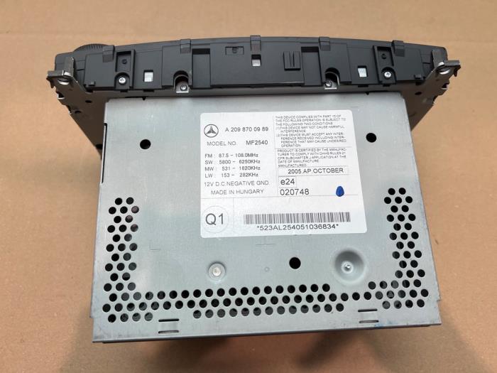 Radio Mercedes CLK