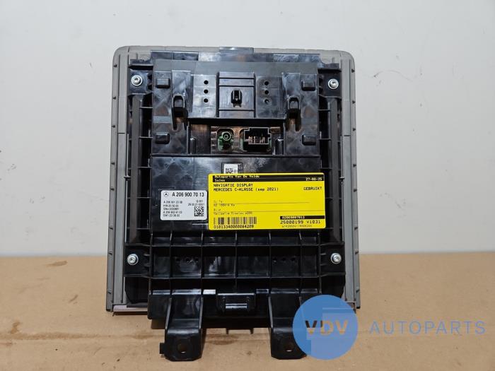 Navigation display Mercedes C-Klasse