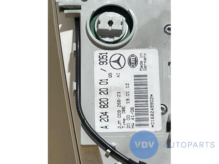 Oswietlenie wewnetrzne przód Mercedes C-Klasse