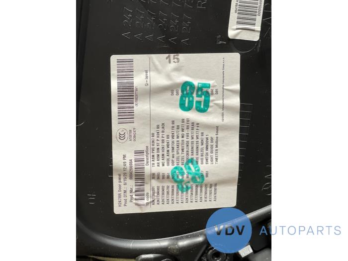 Türverkleidung 4-türig rechts hinten Mercedes GLA