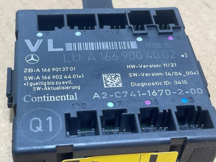Central door locking module Mercedes CLA