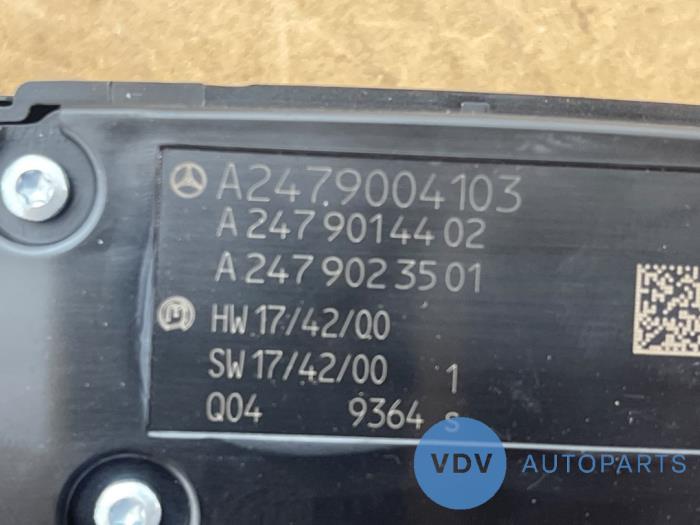 Commande ordinateur de bord Mercedes A-Klasse