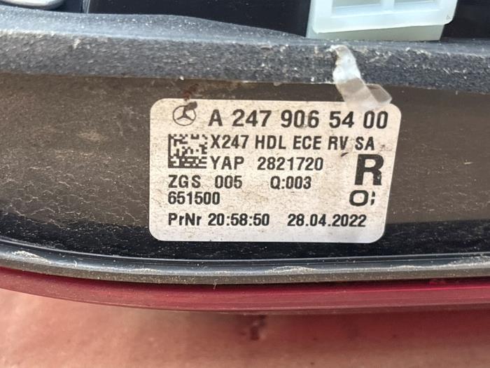 Tylne swiatlo pozycyjne prawe Mercedes GLB-Klasse