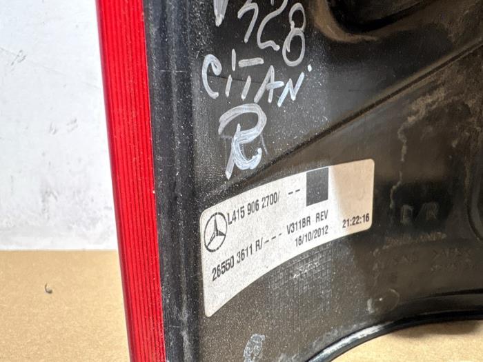 Feu arrière droit Mercedes Citan